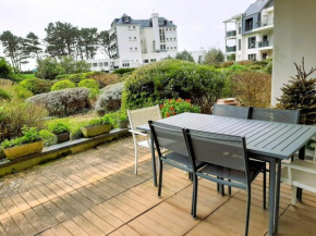 Le jardin de la Baie-face plage du Trez & thalasso